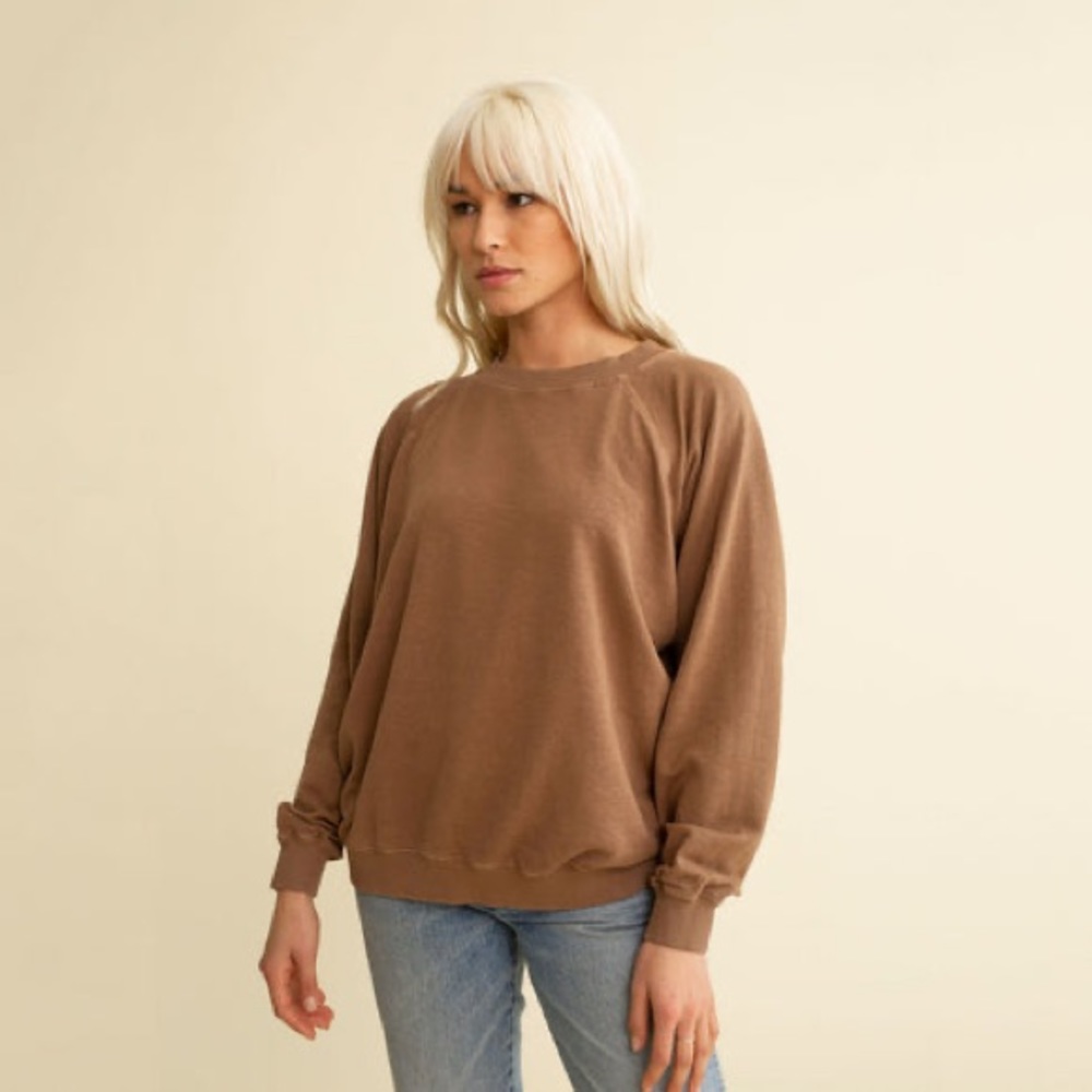 Jungmaven - Alpine Raglan Sweatshirt - Coyote M